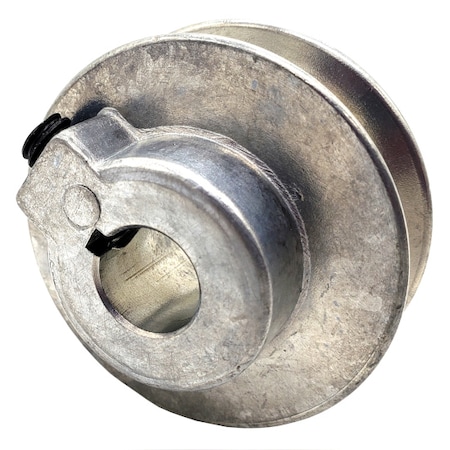 Terre Products V-Groove Drive Pulley - 2'' Dia. - 1/2'' Bore - Die Cast 5120012